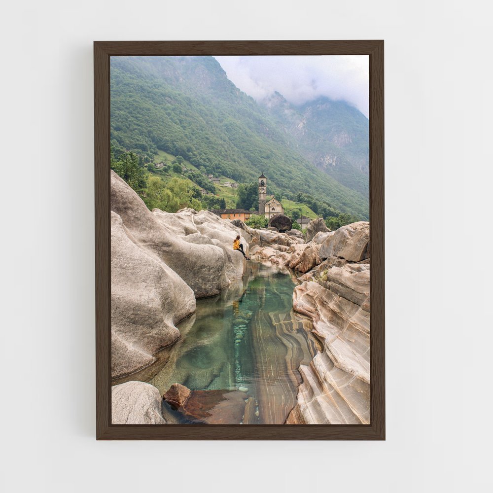 Poster Émeraude des Alpes – affiche Saut à l’élastique (vue 5)